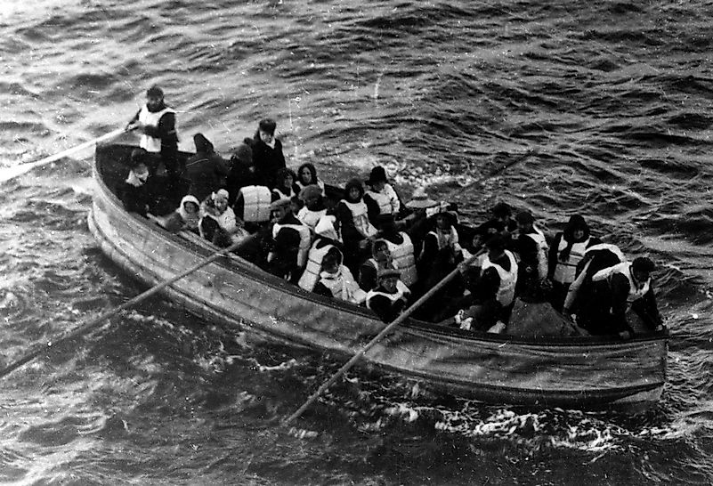 Only 700 passengers survived the Titanic disaster. Image credit: wikimedia.org