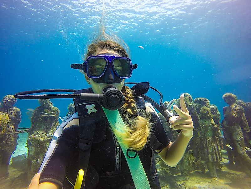 This museum also serves another purpose, as its installations will be helpful in the coral growing process. This museum also serves another purpose, as its installations will be helpful in the coral growing process.