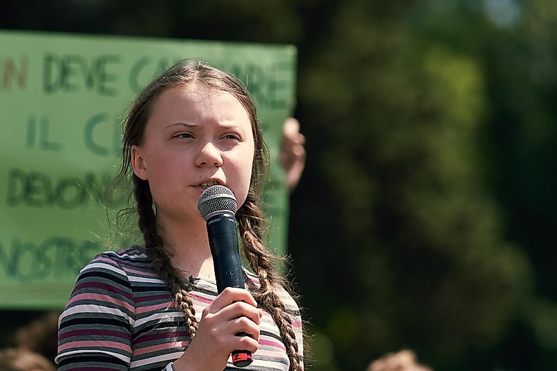 Greta is constantly giving her best to appear on as many that deal with environmental issues as possible. Image credit: Daniele COSSU / Shutterstock.com Greta is constantly giving her best to appear on as many that deal with environmental issues as possible. Image credit: Daniele COSSU / Shutterstock.com
