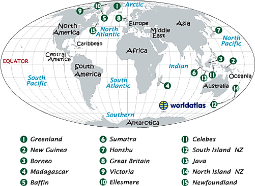 largest islands