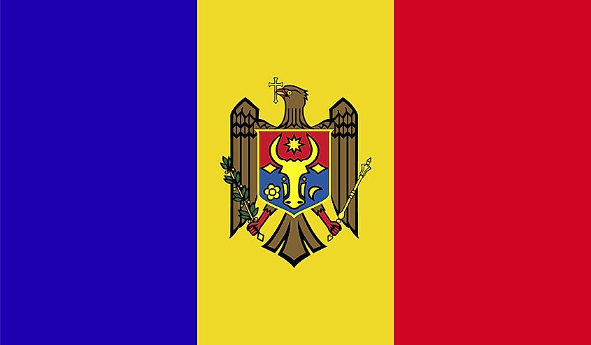 Flags, Symbols, & Currencies of Moldova - World Atlas