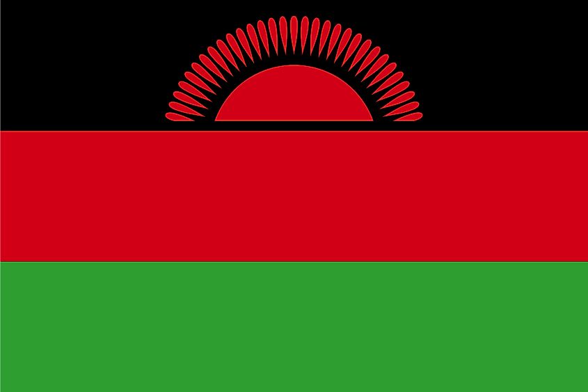 Black red and green flag with symbol at alexander tisdale blog