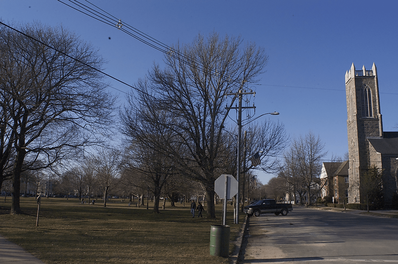 Guilford town green in Connecticut