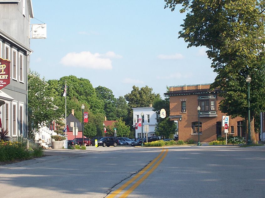 Downtown Elkhart Lake, Wisconsin