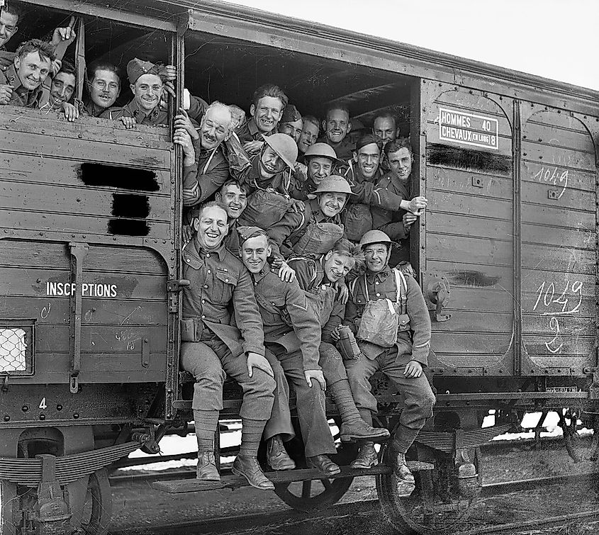 British soldiers in France in 1939