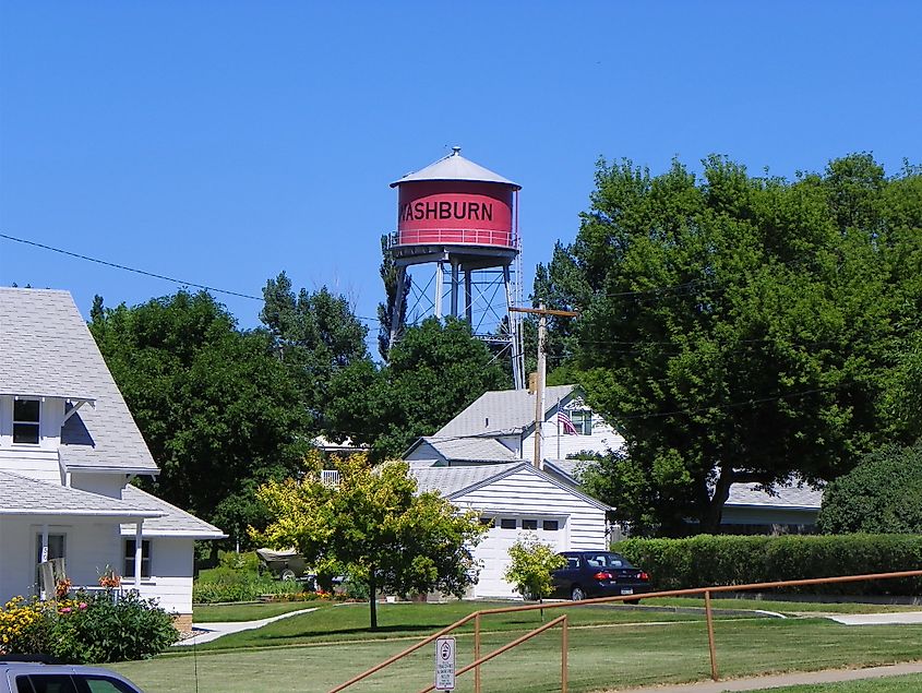 A scene from Washburn, North Dakota. Image credit J. Stephen Conn via Flickr.com.