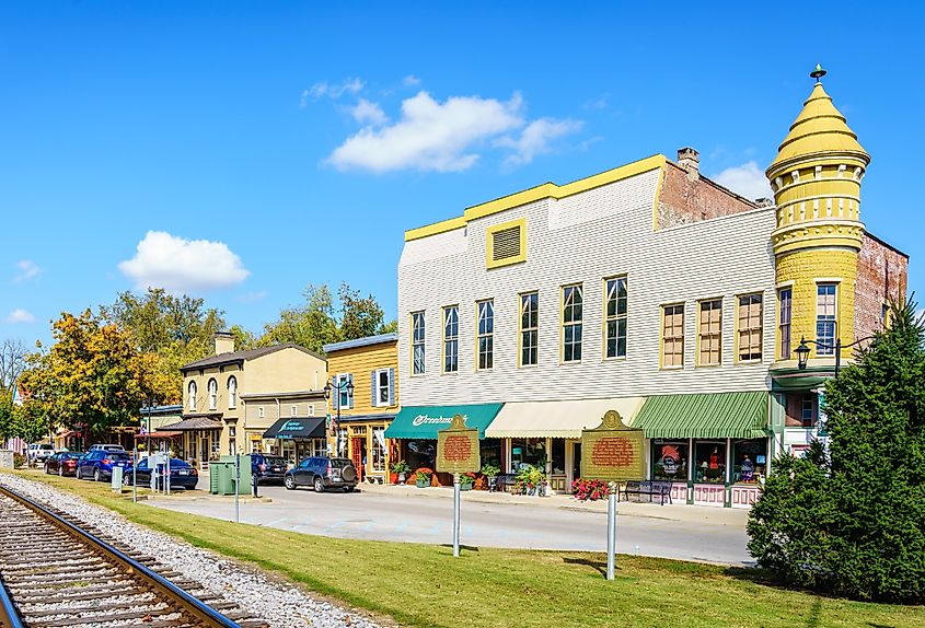Downtown Midway, Kentucky.
