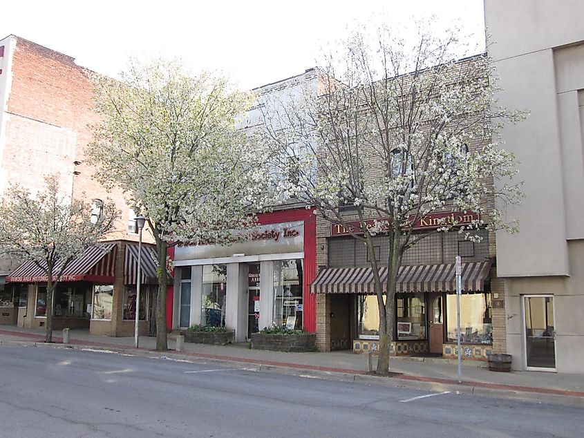 Downtown DuBois in Pennsylvania