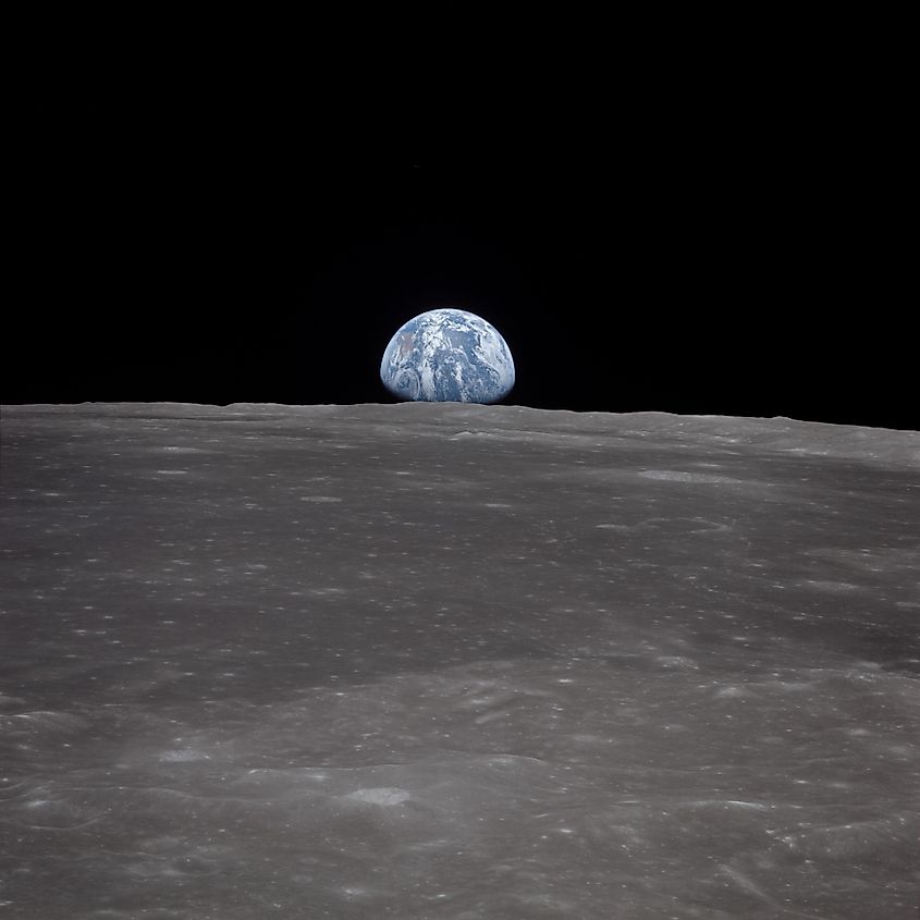 Earth from the moon