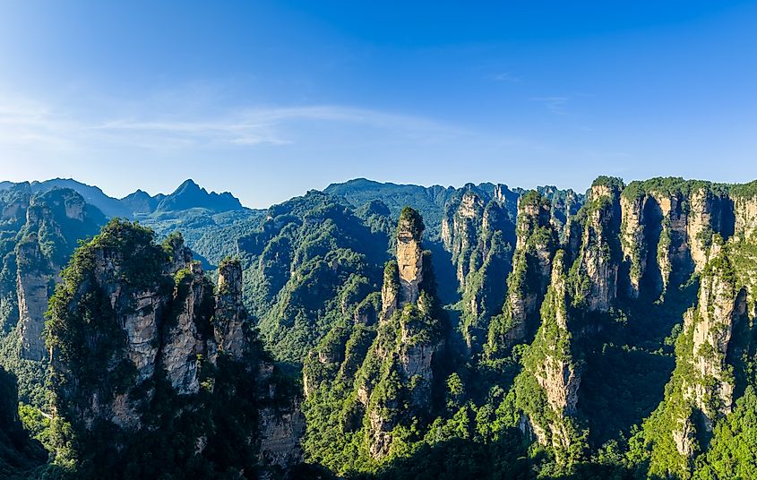 Wulingyuan Scenic Area, Hunan Province, China.