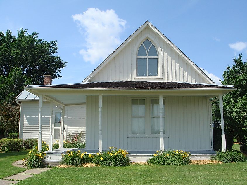 Amana Gothic House at Eldon, Iowa