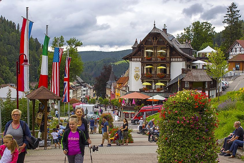 Triberg in Black Forest, Germany. 