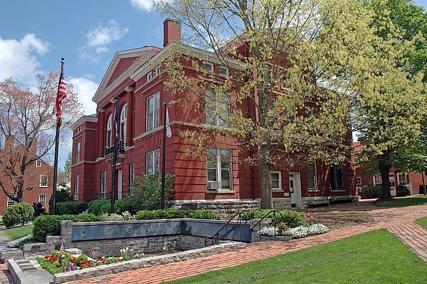 Lexington, Virginia: Rockbridge County Courthouse.