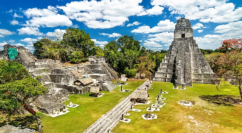 Temple of the Great Jaguar at Tikal.