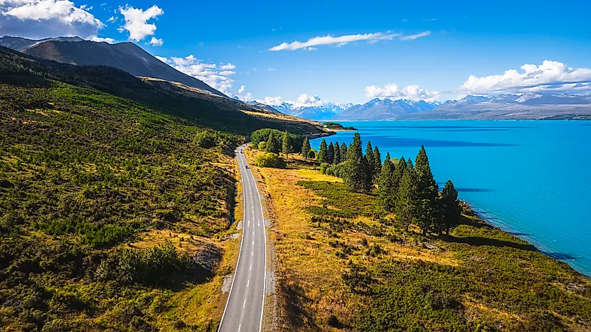Lake Pukaki Landscape, New Zealand