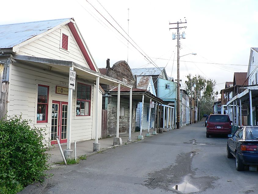 Street view in Locke, California