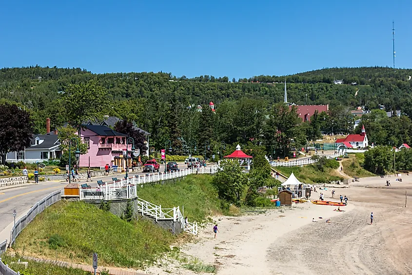 The picturesque town of Tadoussac, Quebec, Canada.