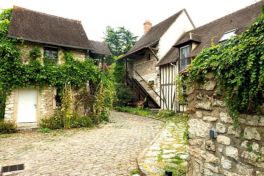 The beautiful village of Giverny, France.