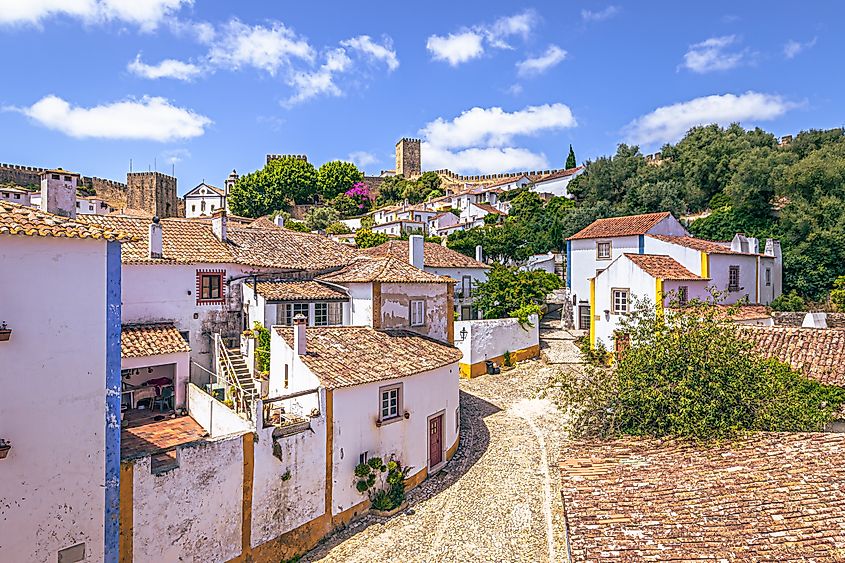 The medieval town of Óbidos, Portugal