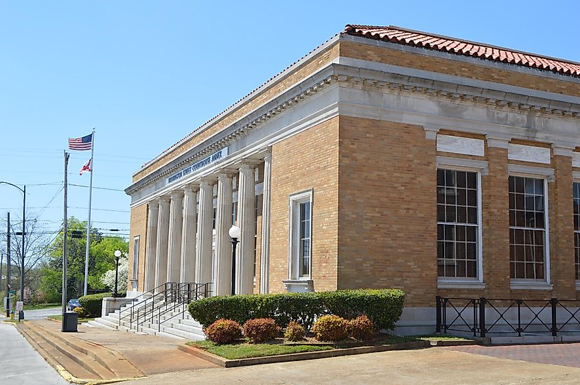 Athens, Alabama former post office, 310 W. Washington Street, built in 1931.