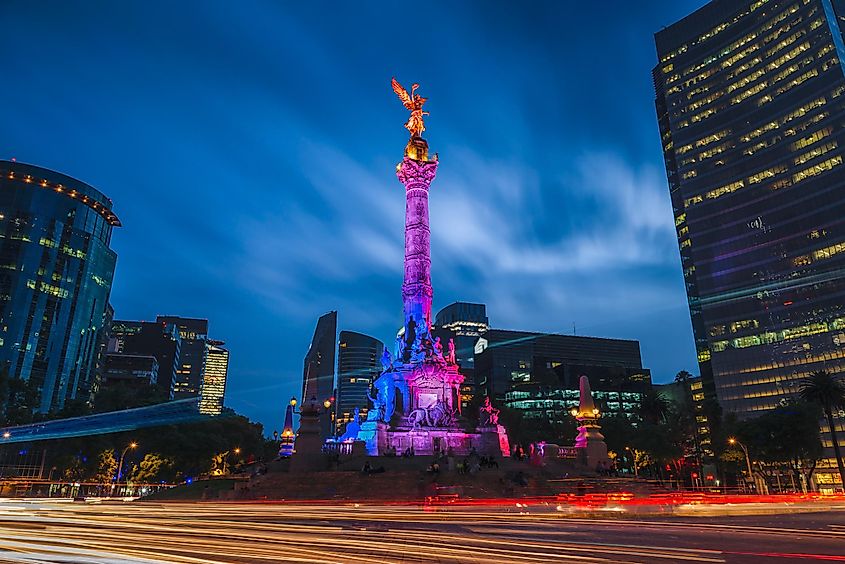 The Angel of Independence in Mexico City