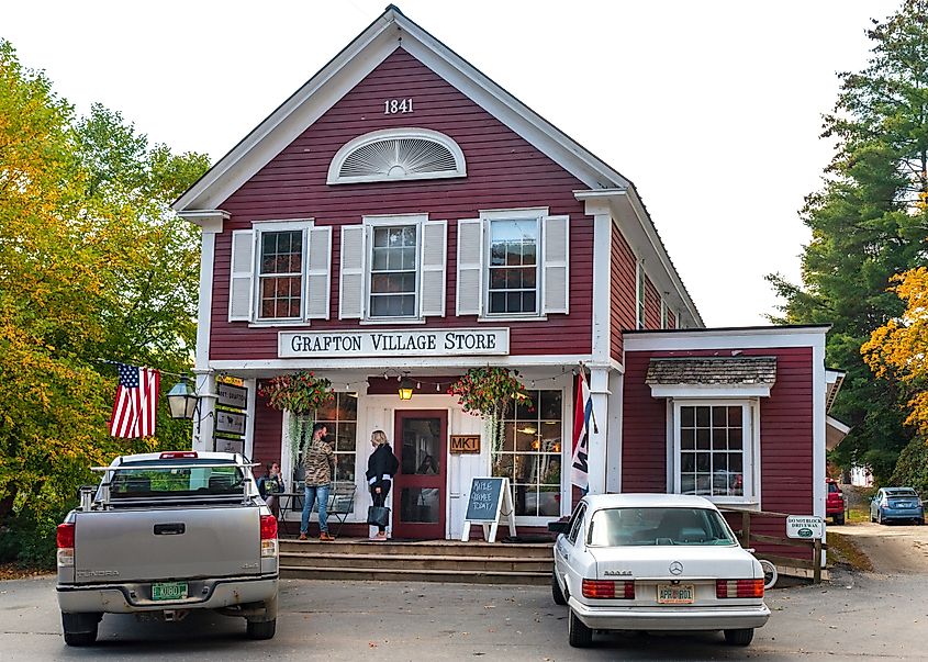 The beautiful village store in Grafton, Vermont