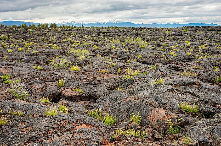 Craters of the Moon National Monument and Preserve in Idaho.
