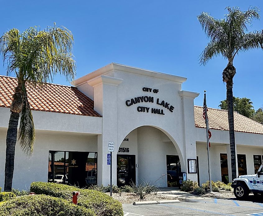 Canyon Lake City Hall.