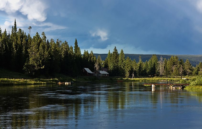 Henry's Fork of the Snake River in Island Park, Idaho