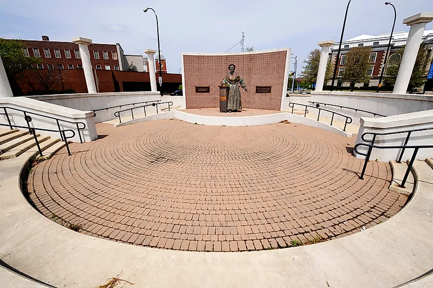 Sojourner Truth Monument in Battle Creek, Michigan.