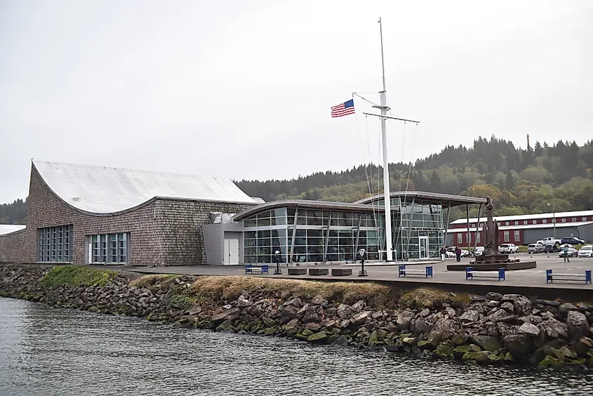 The Columbia River Maritime Museum in Astoria, Oregon.