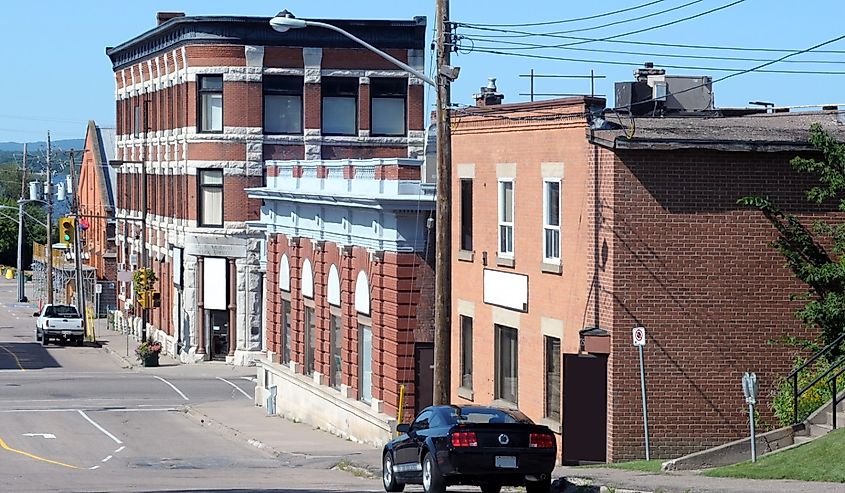 Office buildings in Pembroke, Ontario.
