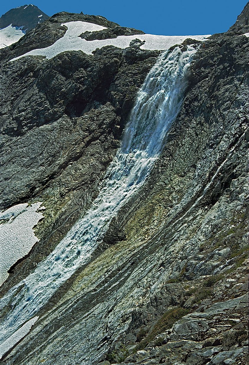 Colonial Creek Falls is the tallest waterfall in the continental United States.