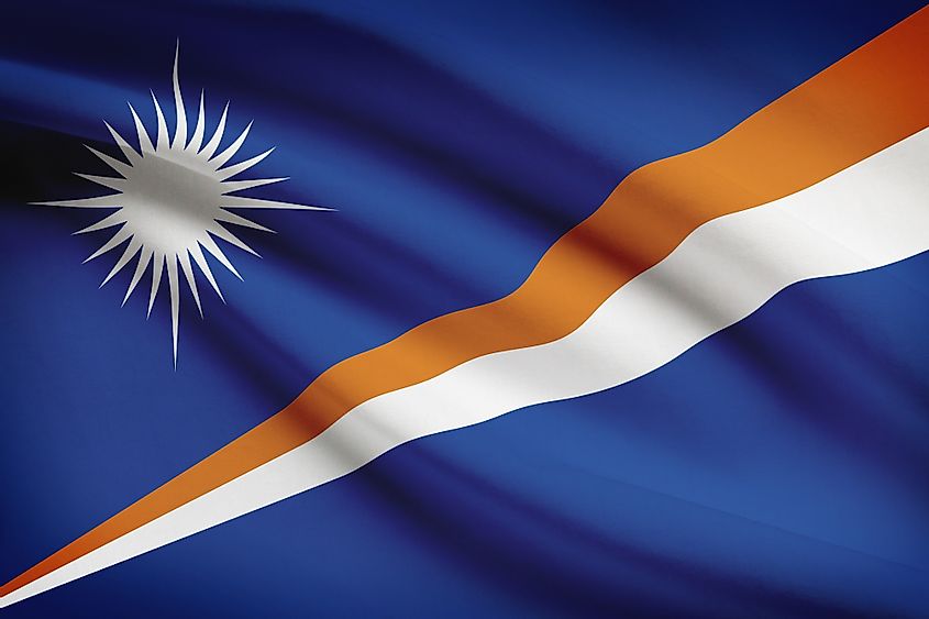 National flag of Marshall Islands
