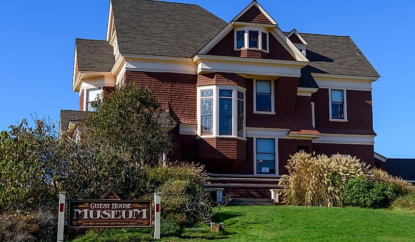 Guest House Museum, Fort Bragg, California.