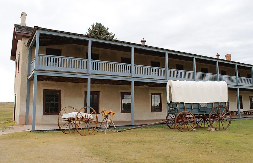 Fort Laramie National Historic Site near Torrington, Wyoming.