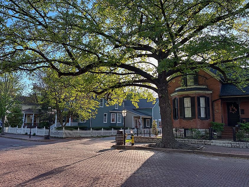 Historic Saint Charles, Missouri.