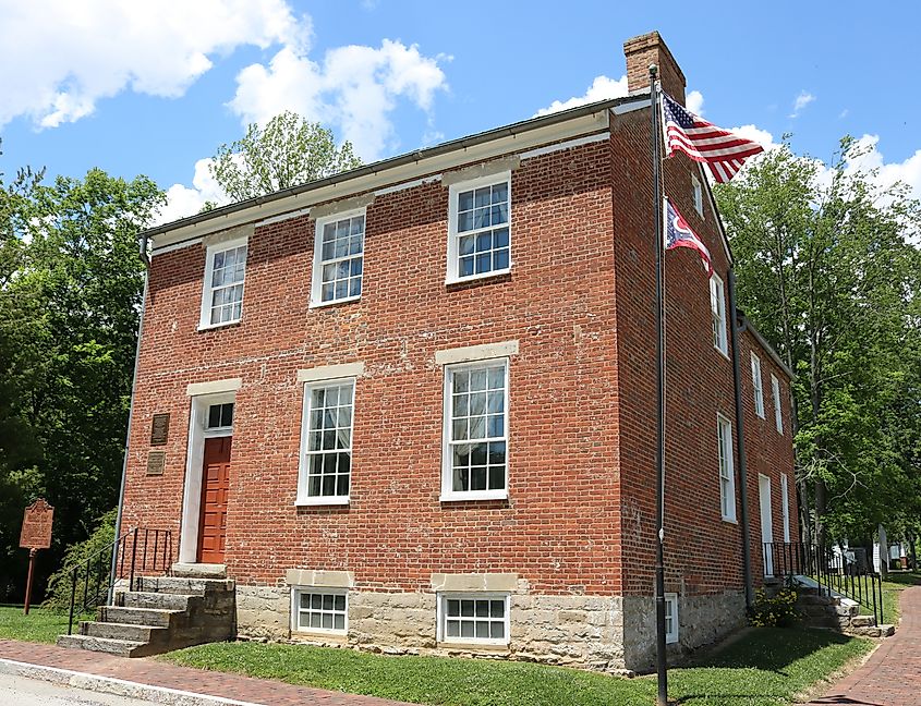 Ulysses S Grant Boyhood Home in Georgetown, Ohio.