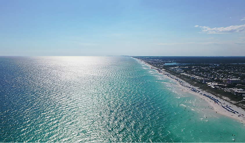 Overlooking Seagrove Beach and Water in Florida