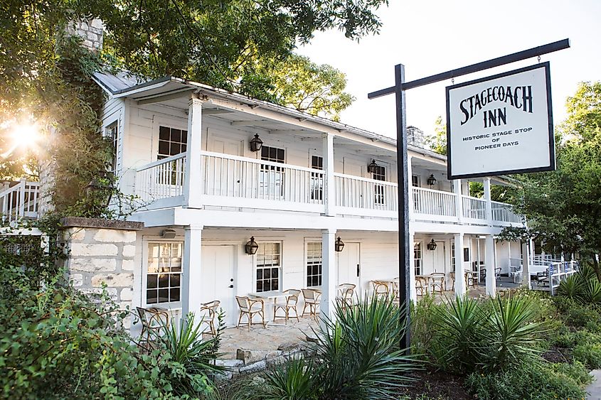 The Historic Stagecoach Inn in Salado, Texas.