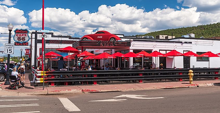 Cruiser's Cafe 66 in Williams, Arizona.