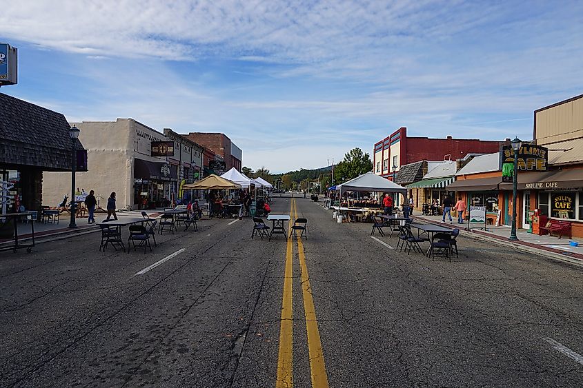 The Ouachita Arts Celebration in Mena, Arkansas.