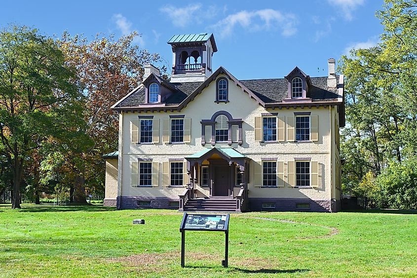 Lindenwald Estate a National Historic Site and the home of the 8th President of the United States Martin Van Buren, via Steve Cukrov / Shutterstock.com