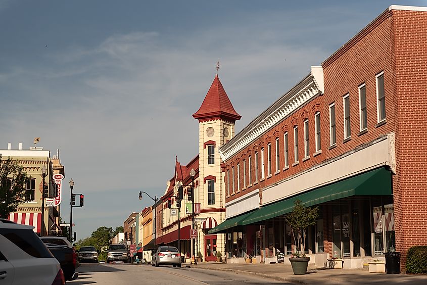 Downtown Newberry, South Carolina.