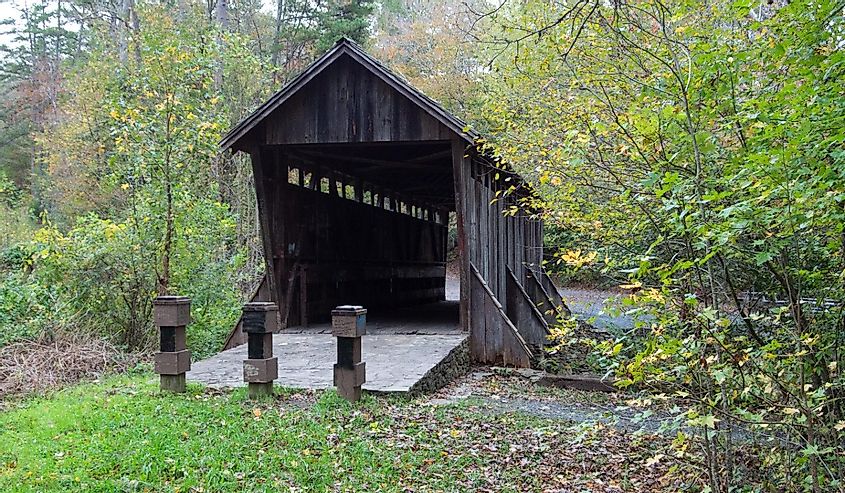 Pisgah Covered Bridge, Uwharrie National Forest, North Carolina