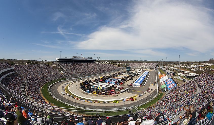 Martinsville Speedway in Martinsville, Virginia