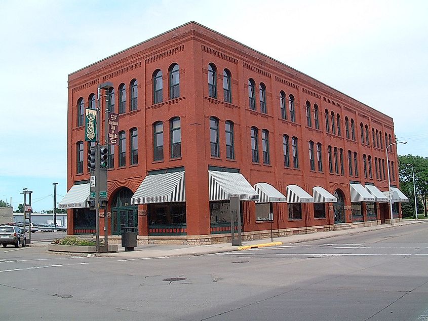 Western Union Building in Aberdeen, South Dakota. Currently the Dacotah Prairie Museum.