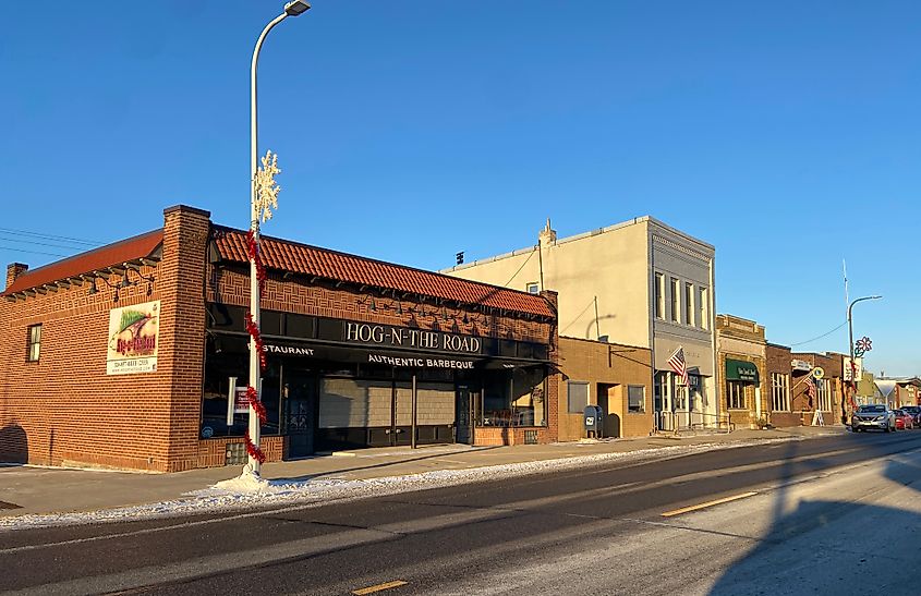 Businesses in Grove City, Minnesota.