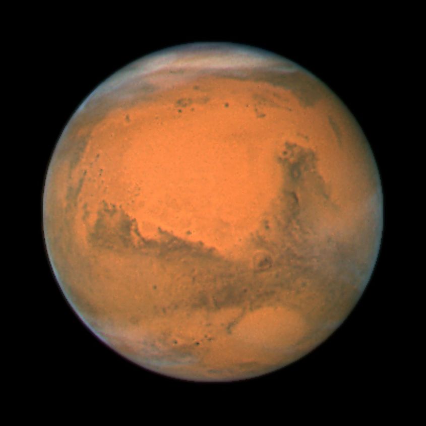 Mars Hubble 