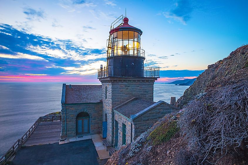Point Sur Lighthouse in Big Sur, California
